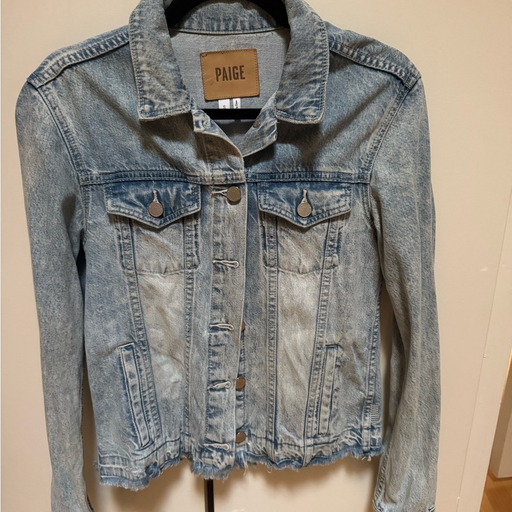 Paige Light Blue Denim Jacket